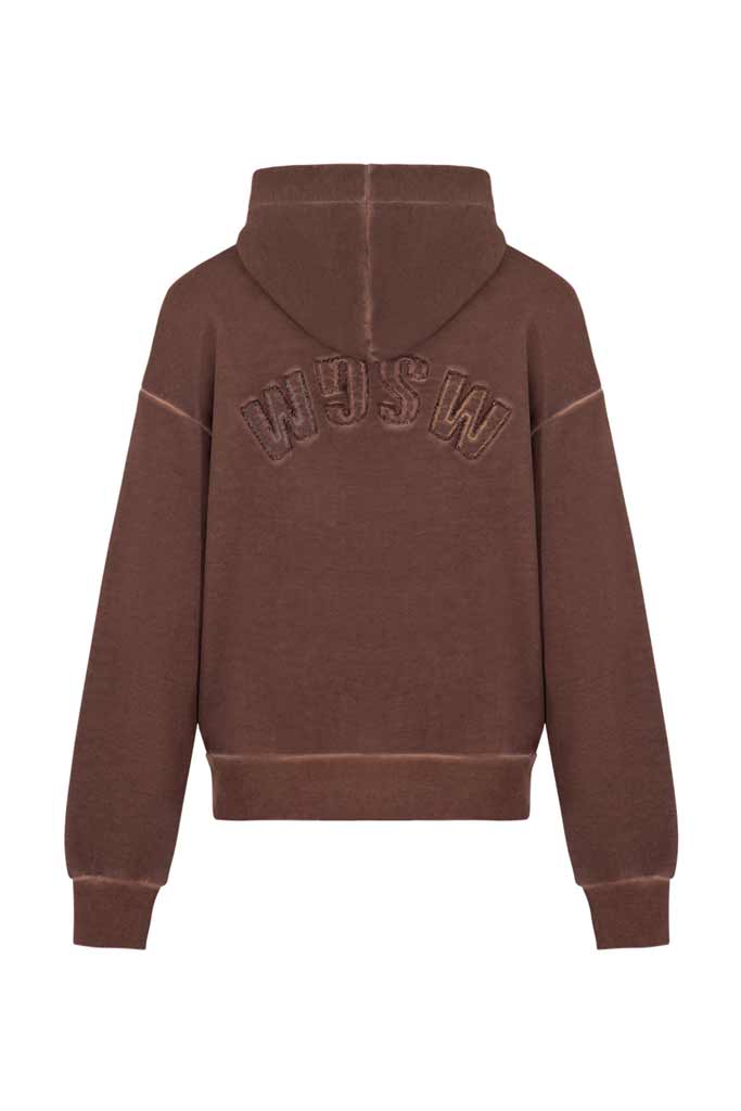 Msgm logo vest bruin
