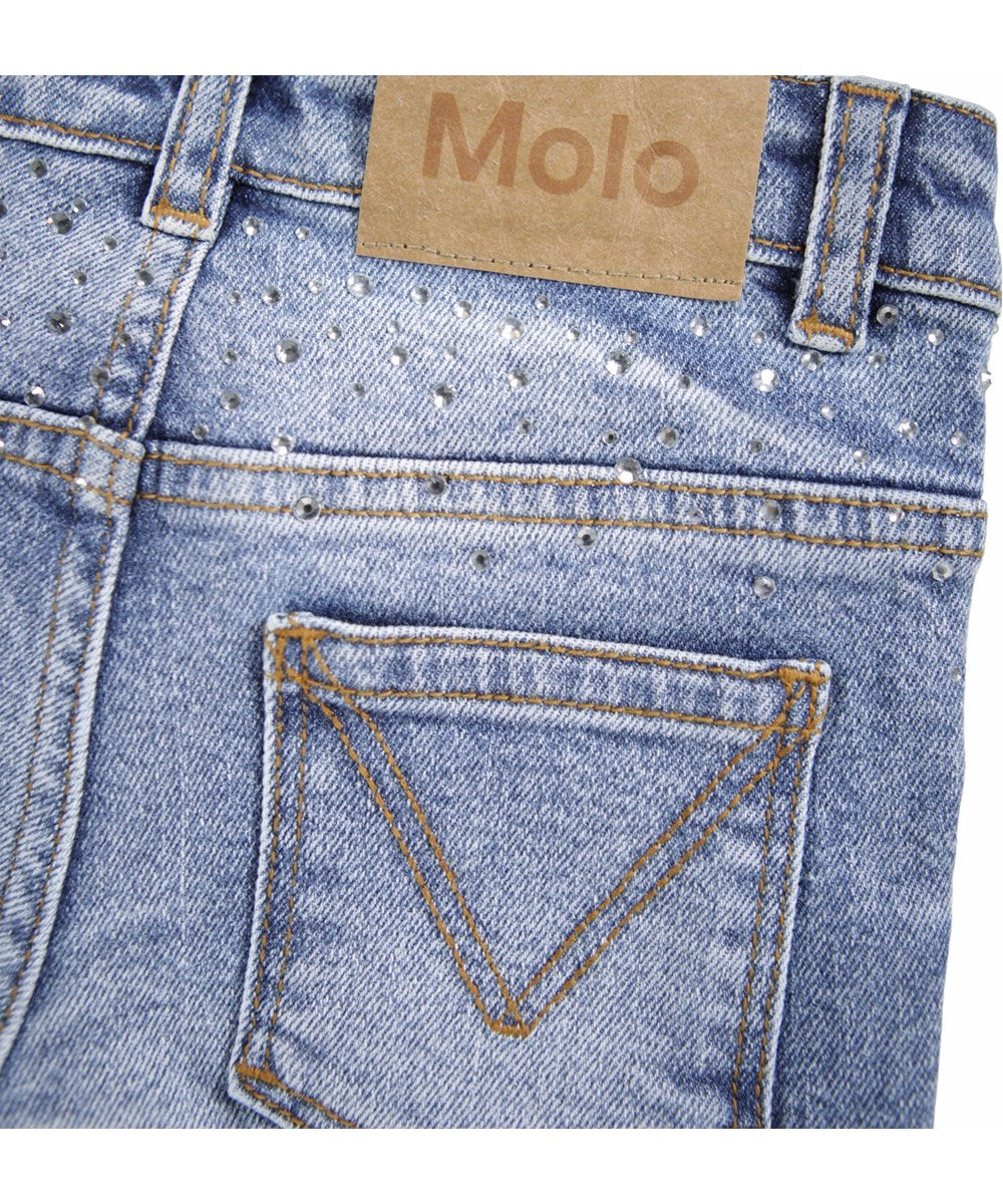 Molo jeans met steentjes