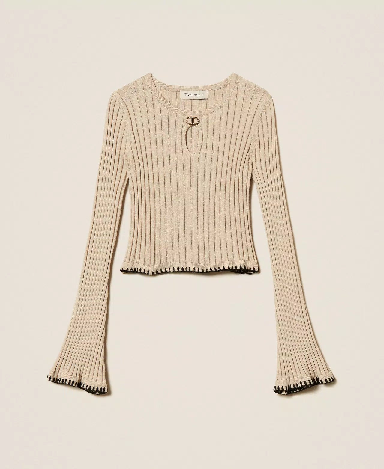 Twinset rib knit set