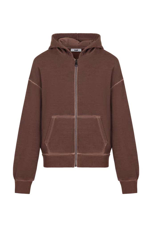 Msgm logo vest bruin