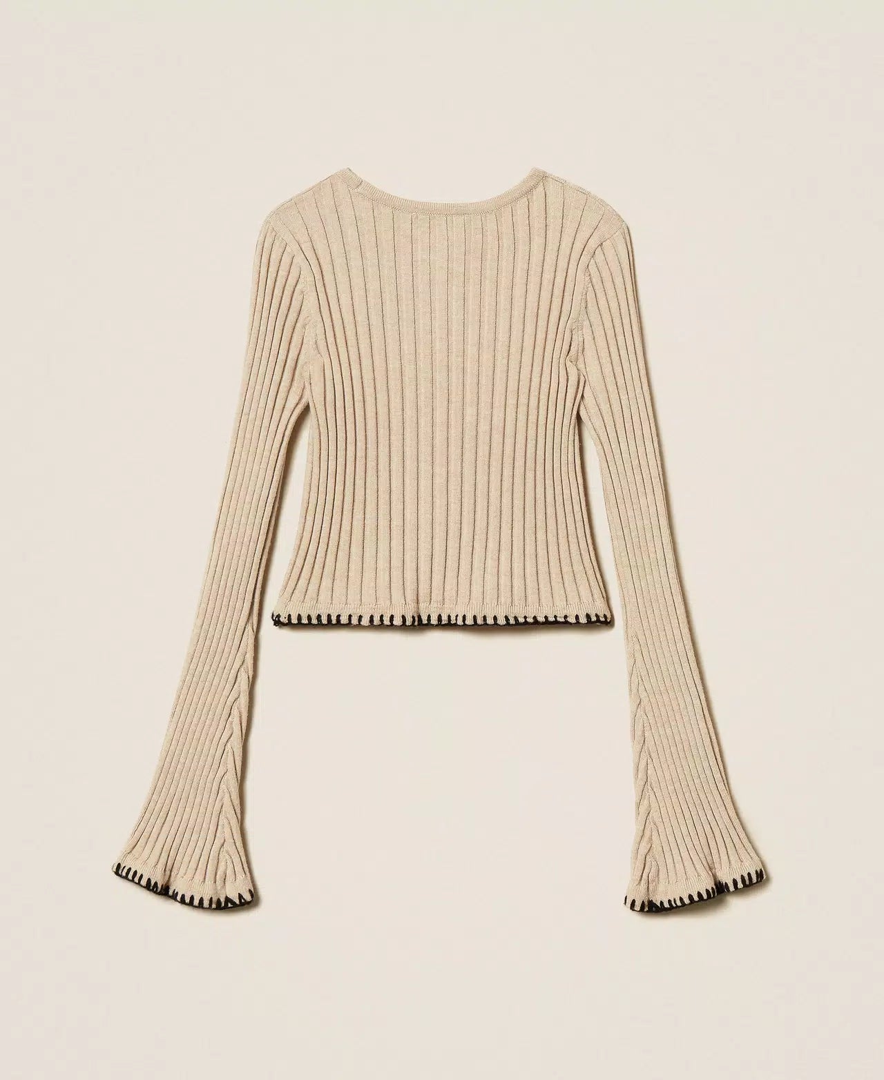Twinset rib knit set