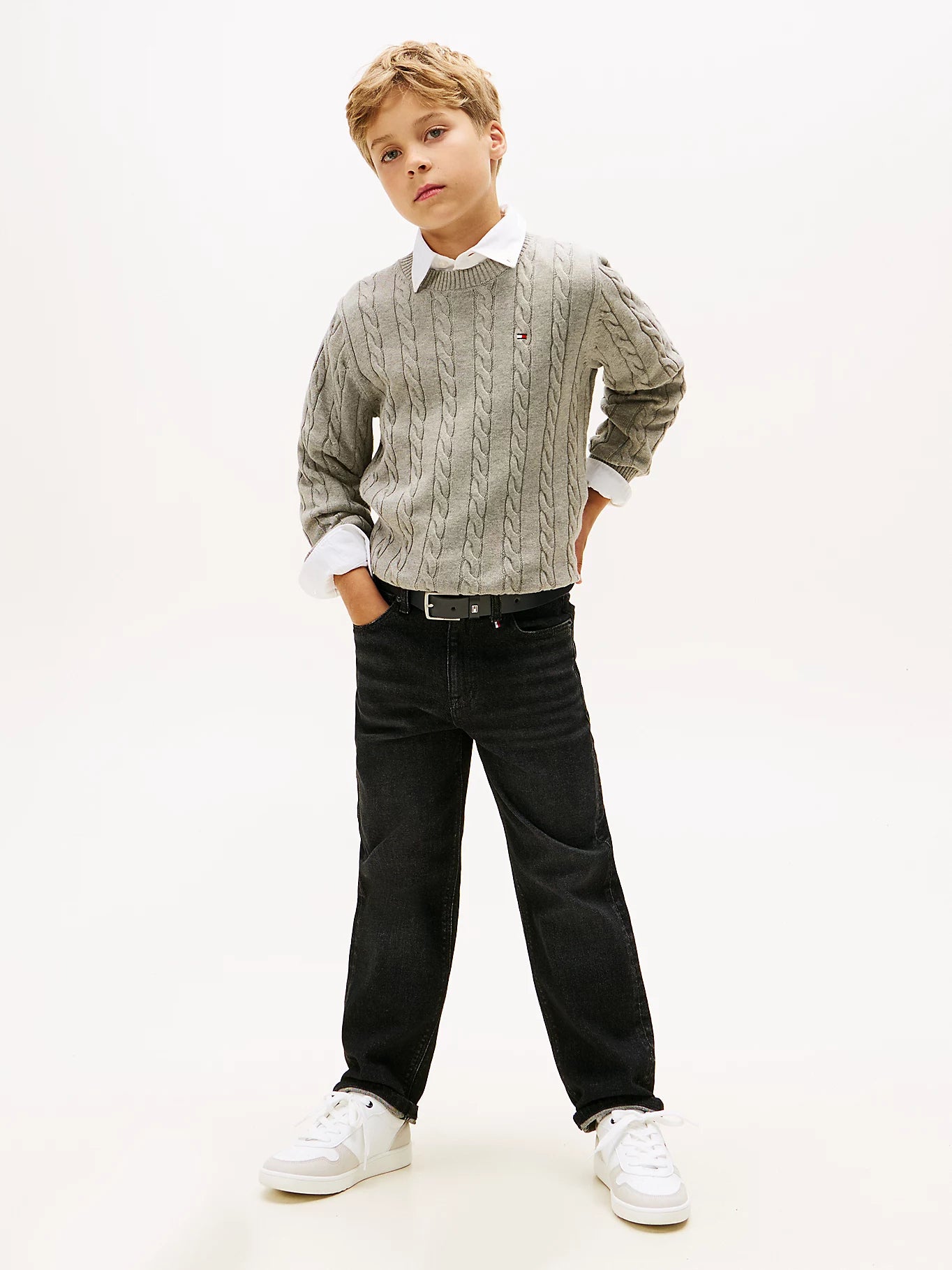 Tommy Hilfiger kabelgebreide trui