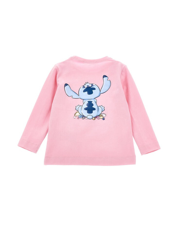 Monnalisa x Stitch Tshirt met steentjes
